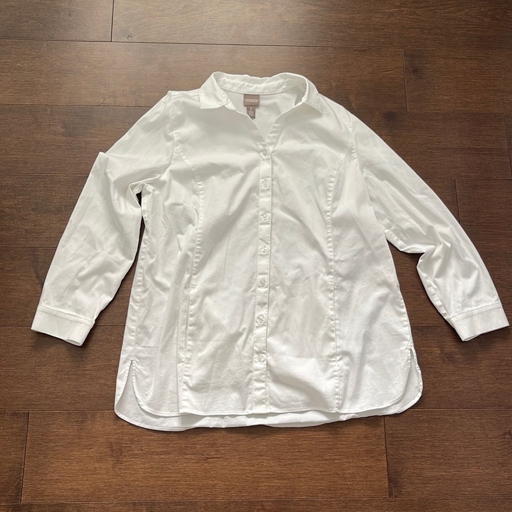 Chicos White Button Down